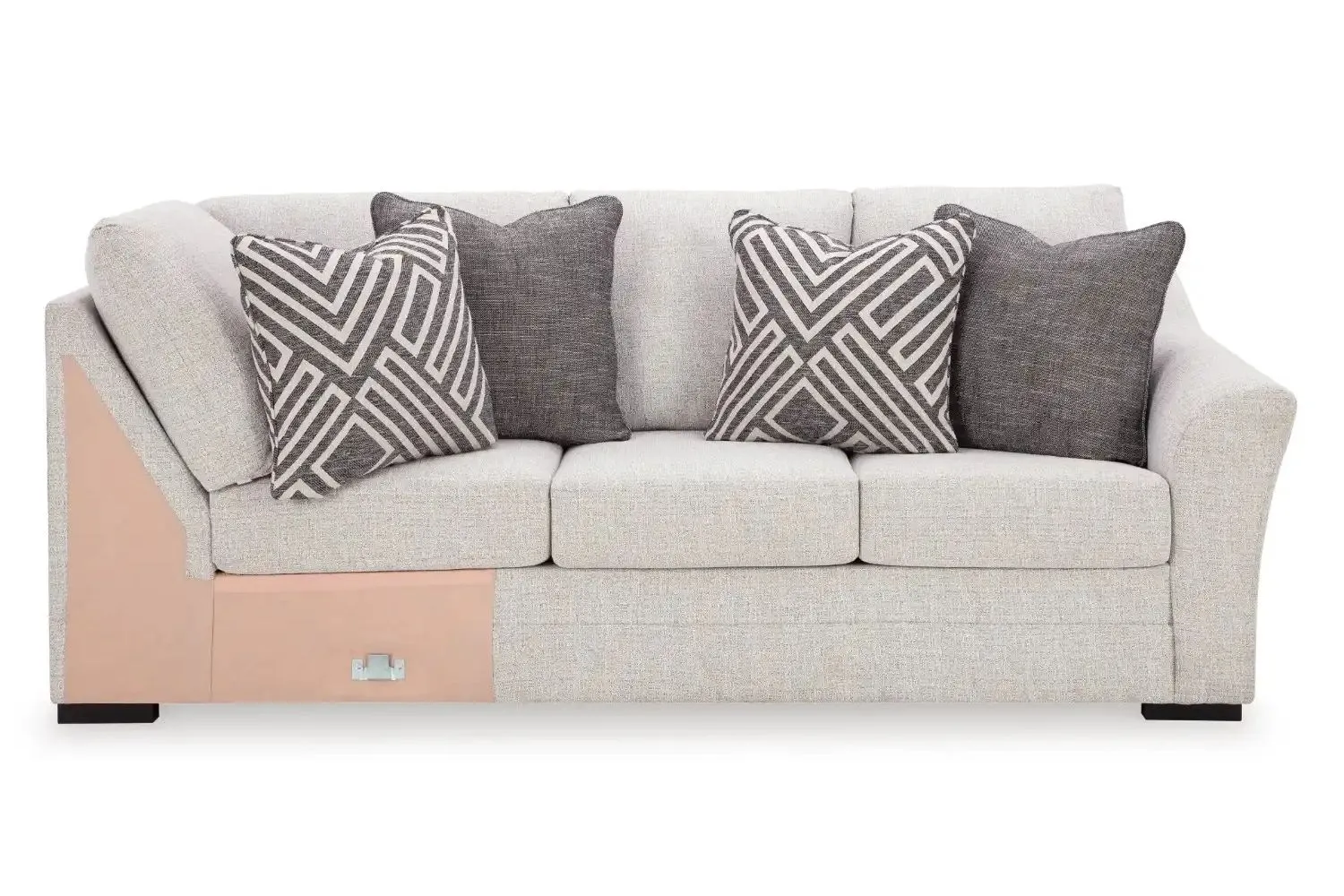 Modern 3-piece sectional sofa at PJs Furniture and Mattress in Centerton, AR, offering deep seating and a stylish look for any living room.