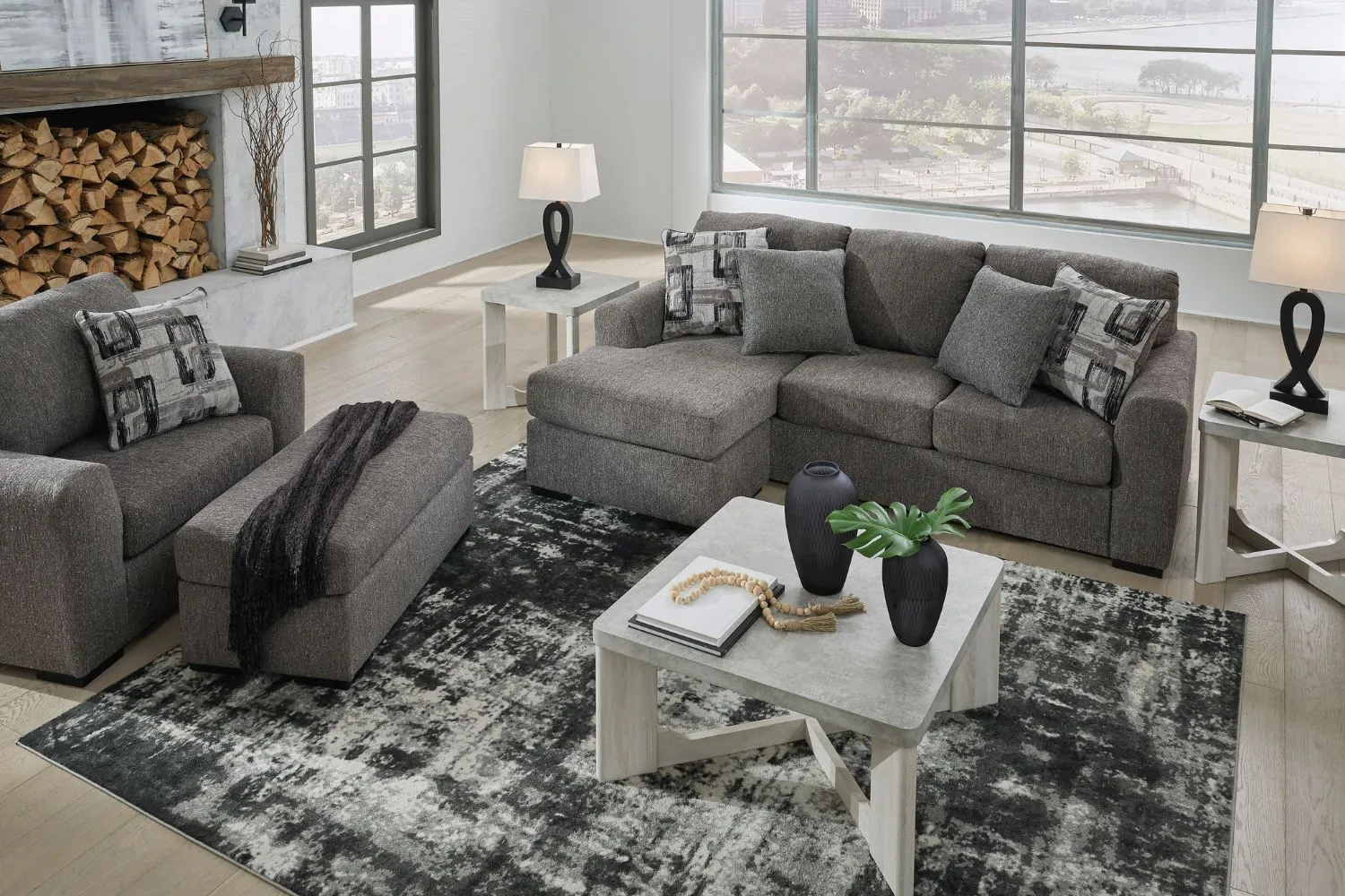 Stupendous 3-piece sectional sofa at PJs Furniture and Mattress in Centerton, AR, featuring a spacious design with plush cushions for ultimate comfort.