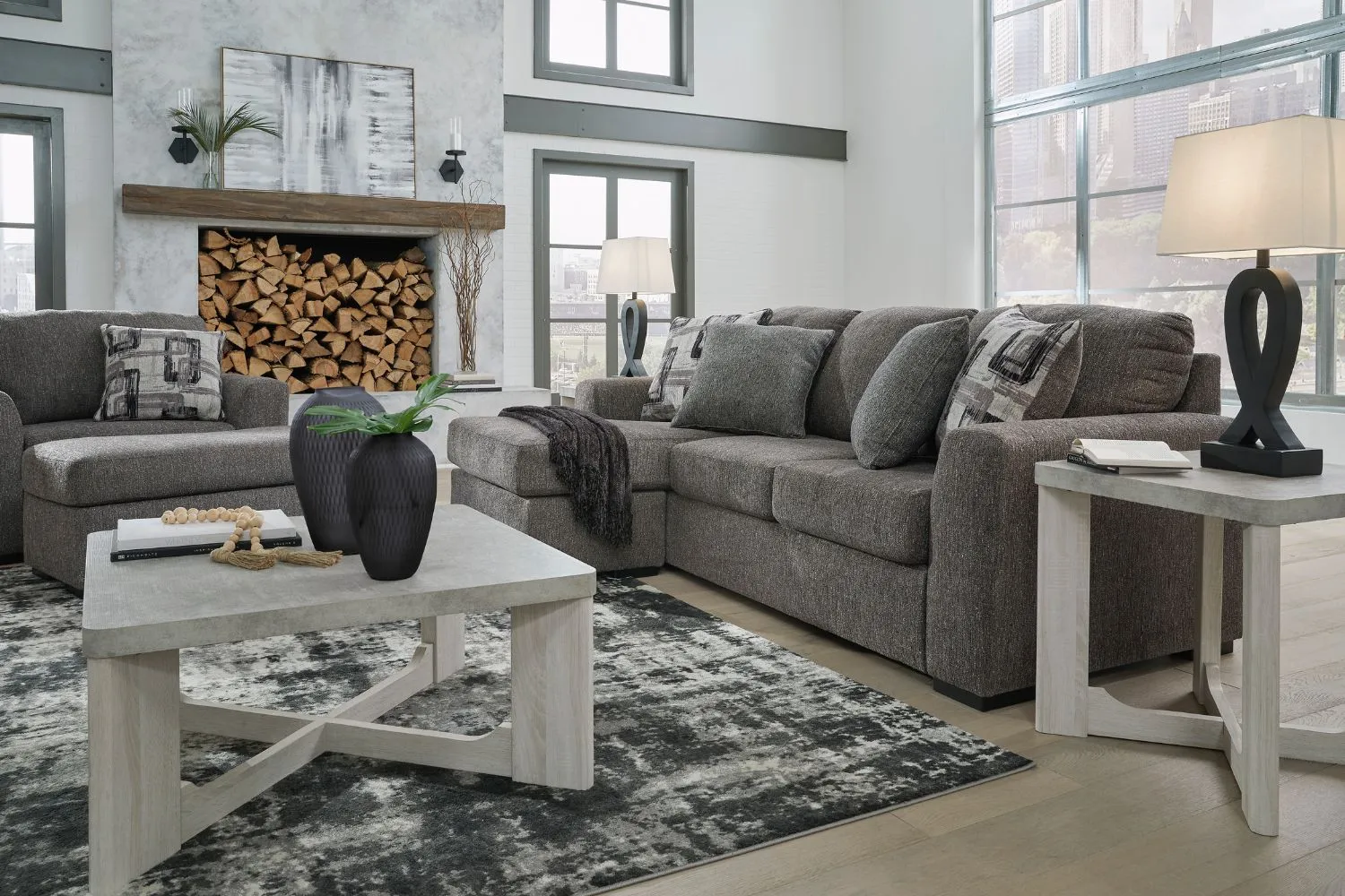 Stupendous 3-piece sectional sofa at PJs Furniture and Mattress in Centerton, AR, featuring a spacious design with plush cushions for ultimate comfort.