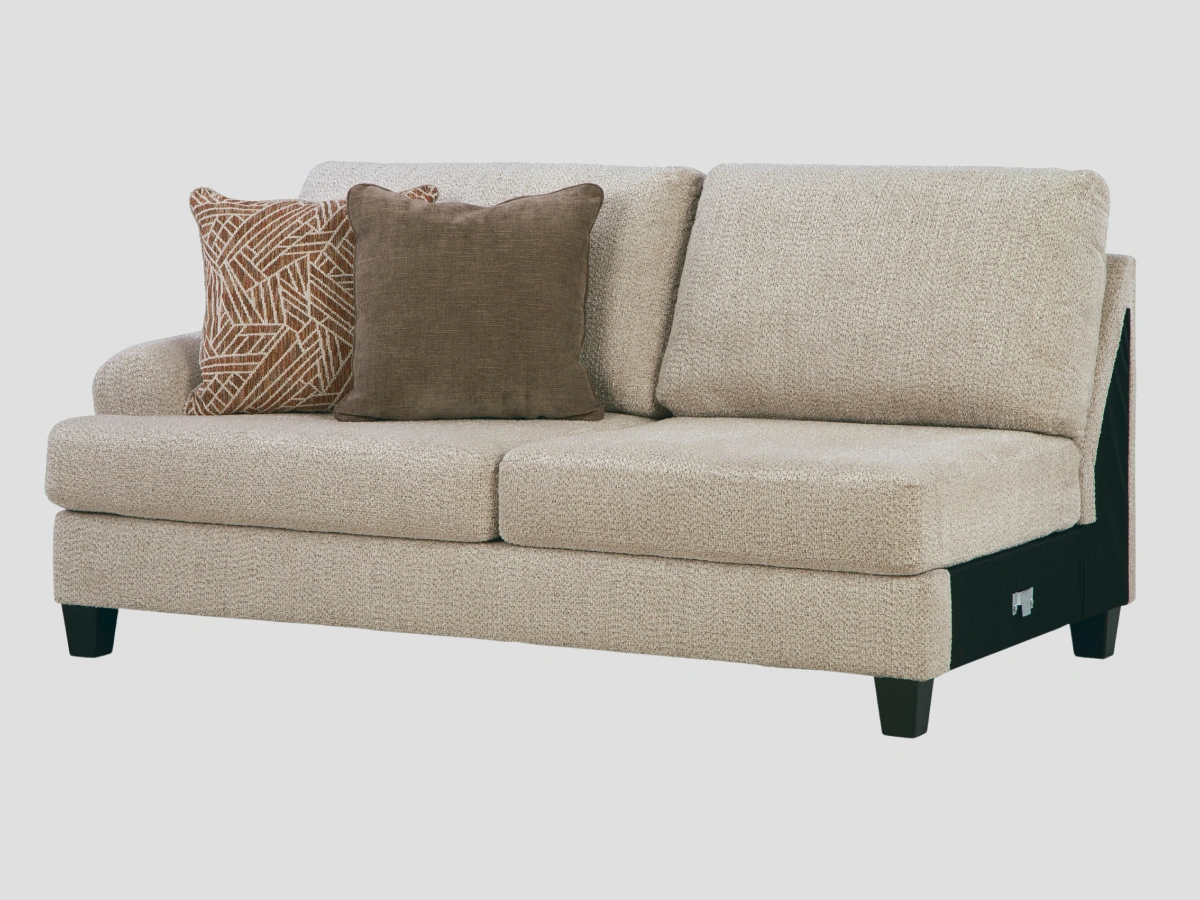 Modern 3-piece sectional sofa at PJs Furniture and Mattress in Centerton, AR, offering deep seating and a stylish look for any living room.